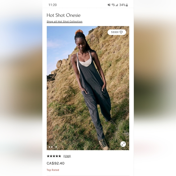 ISO: Hot Shot Onesie Size S or M - Picture 1 of 1